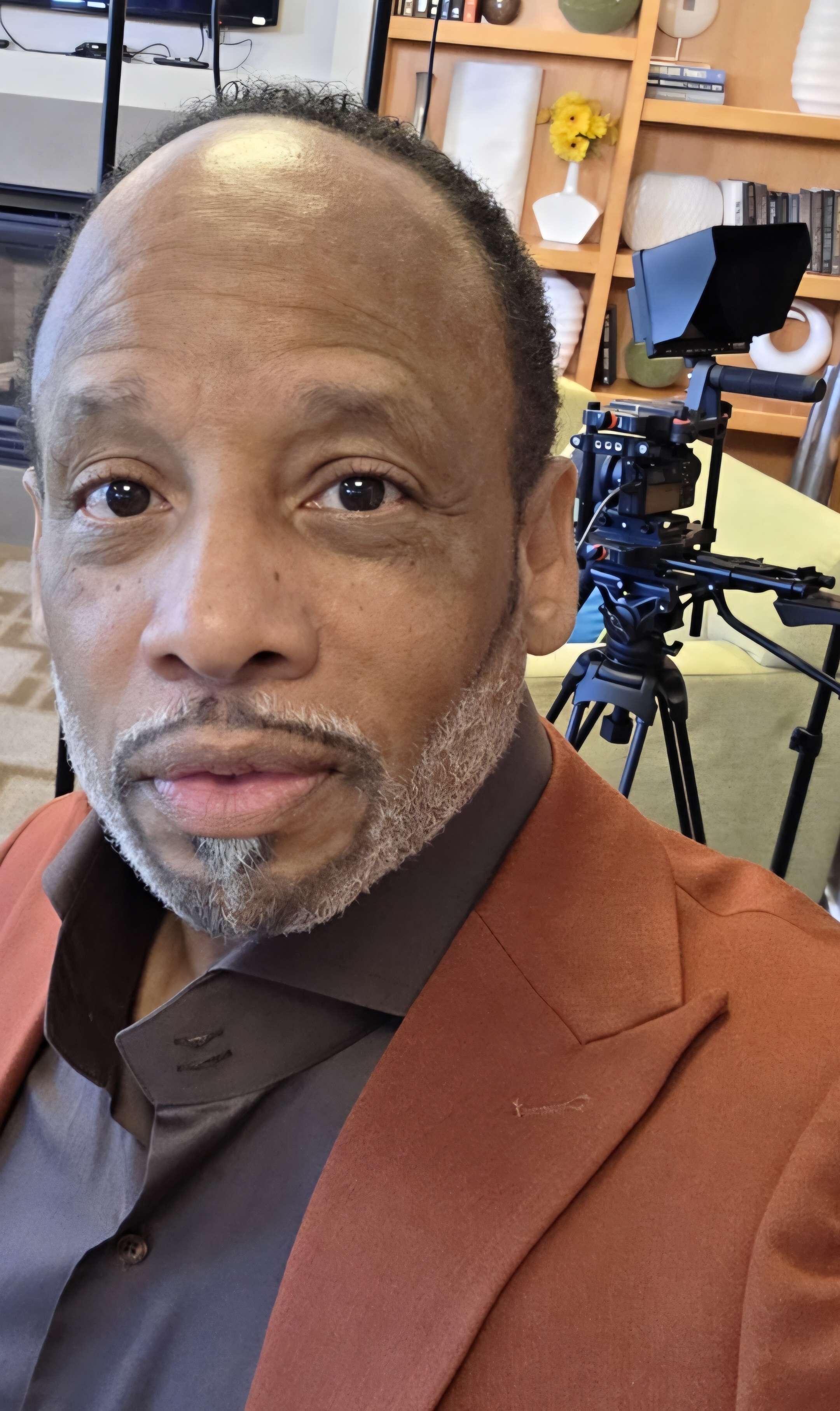 The Value Identity Corner television shoot in Washington, D.C.