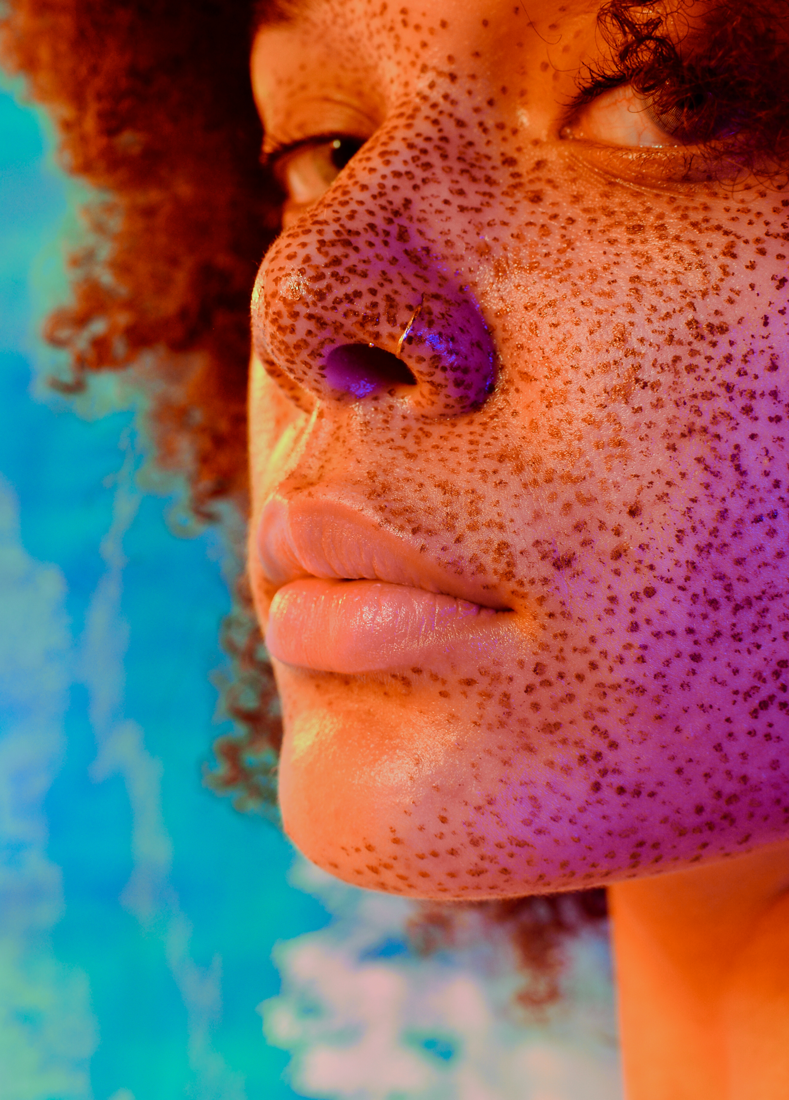 Woman with Freckles  